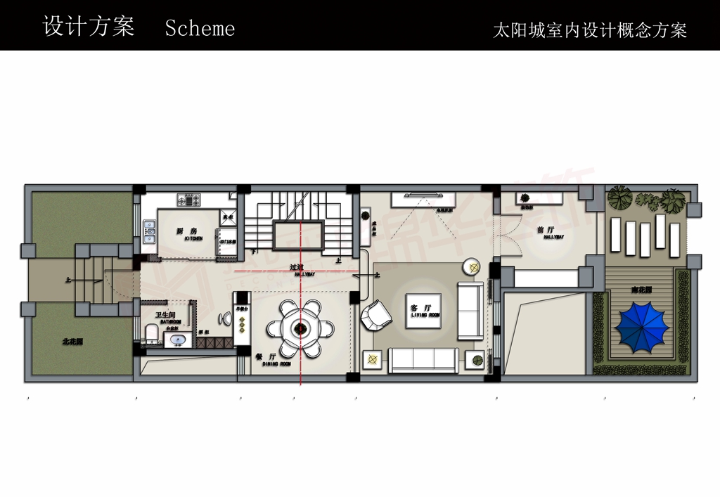 太陽城350平禪意東方裝修-別墅-新中式