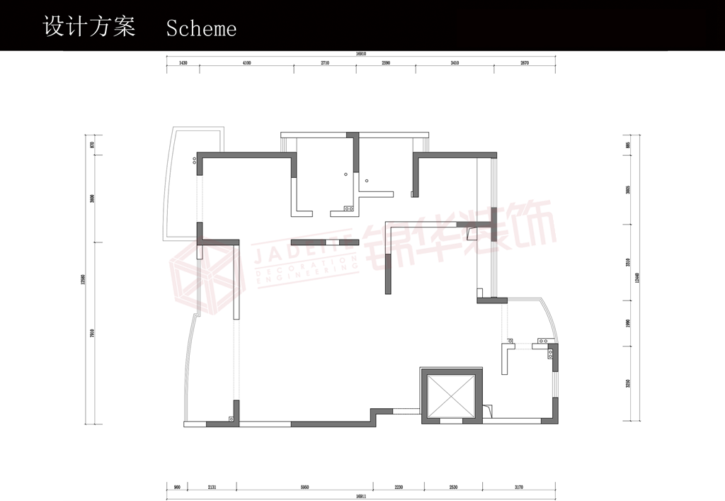 天鴻天際312㎡空中美墅<芊>裝修-躍層復(fù)式-混搭